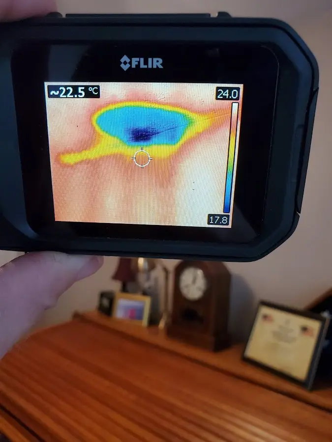 Thermal imaging inspection for water damage in Villas